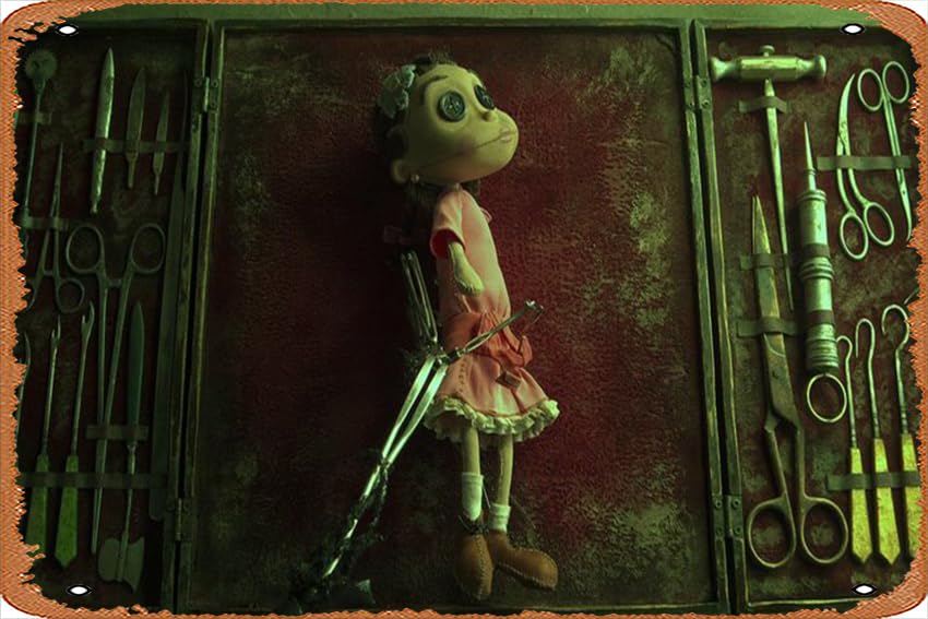 Outdoor Furniture Metal - Coraline (Movie) Retro Metal Sign for
