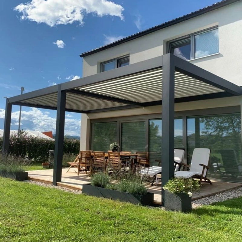 Outdoor Furniture Metal - Luxurious Install Against The Wall Aluminum