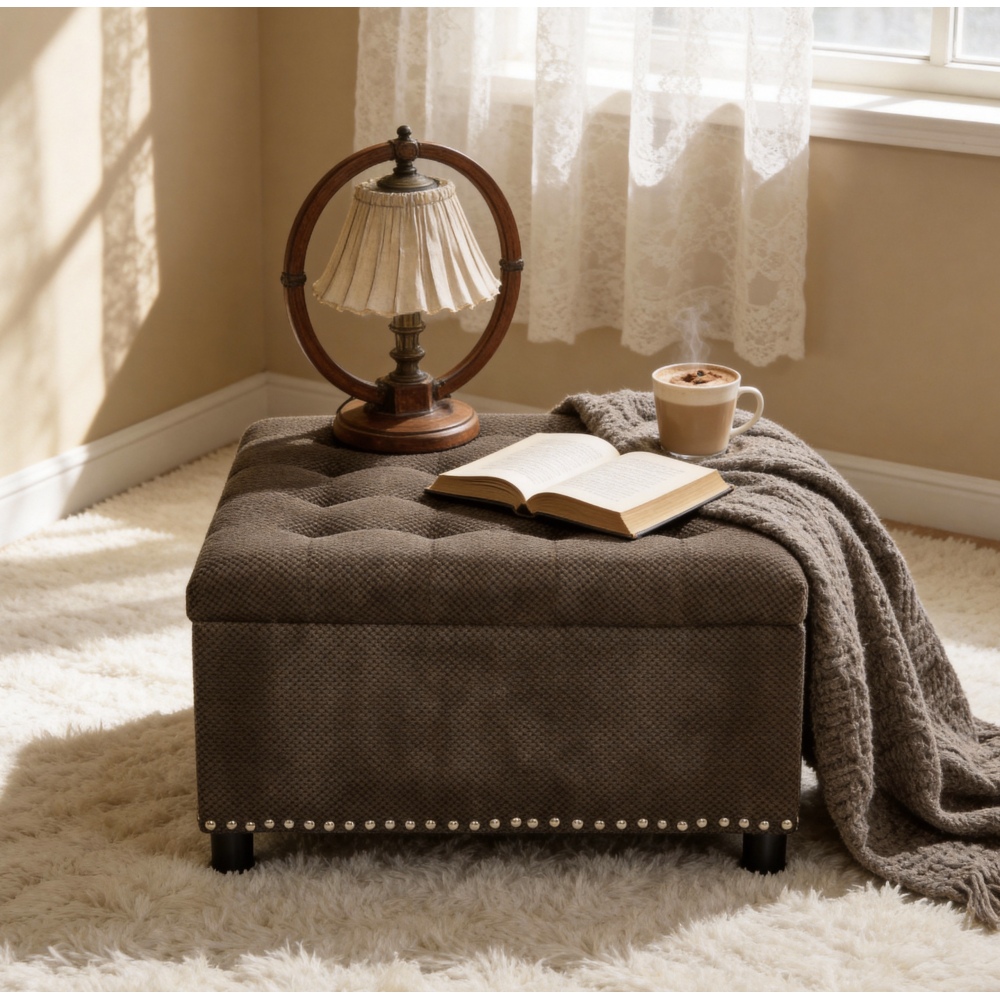 Orraves Dark Brown Square Stor - Outdoor Furniture Wood recension och pris
