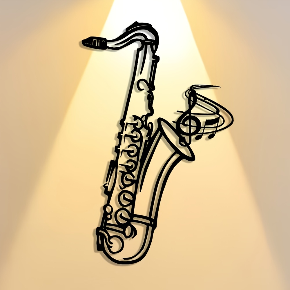 CIFBUY Metal Wall Art Musical  - Outdoor Furniture Metal recension och pris