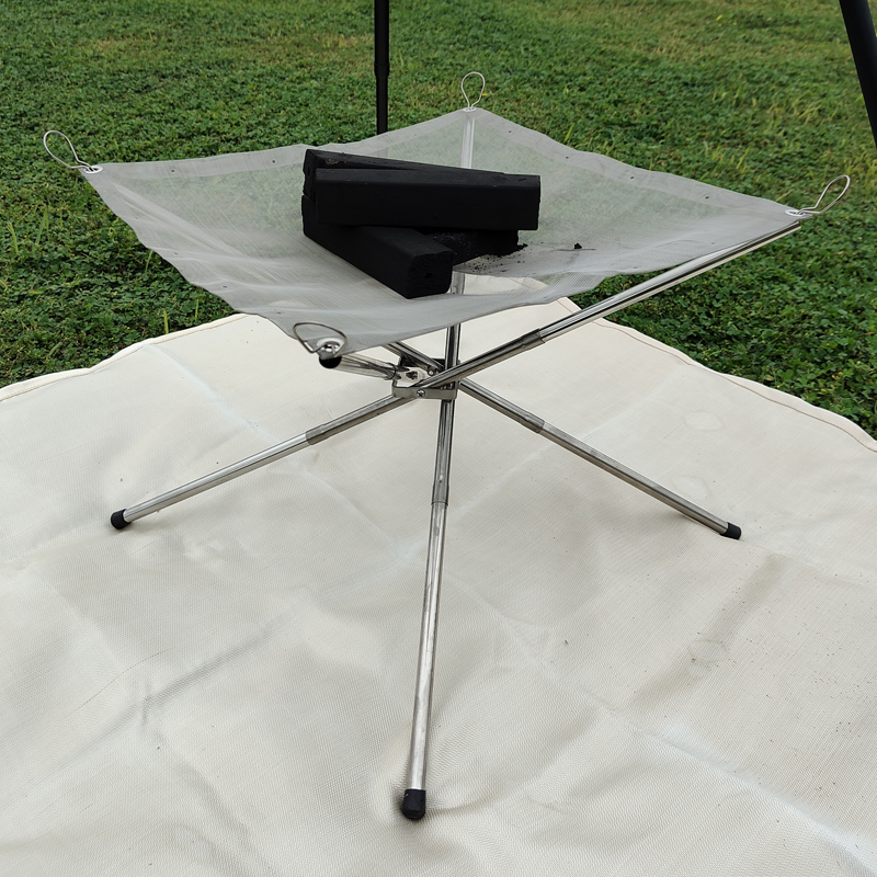 1pc Foldable Portable Steel Me - Outdoor Furniture Wood recension och pris