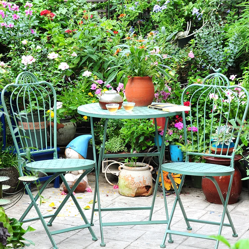Outdoor Courtyard Garden Chair - Outdoor Furniture Metal Chairs recension och pris