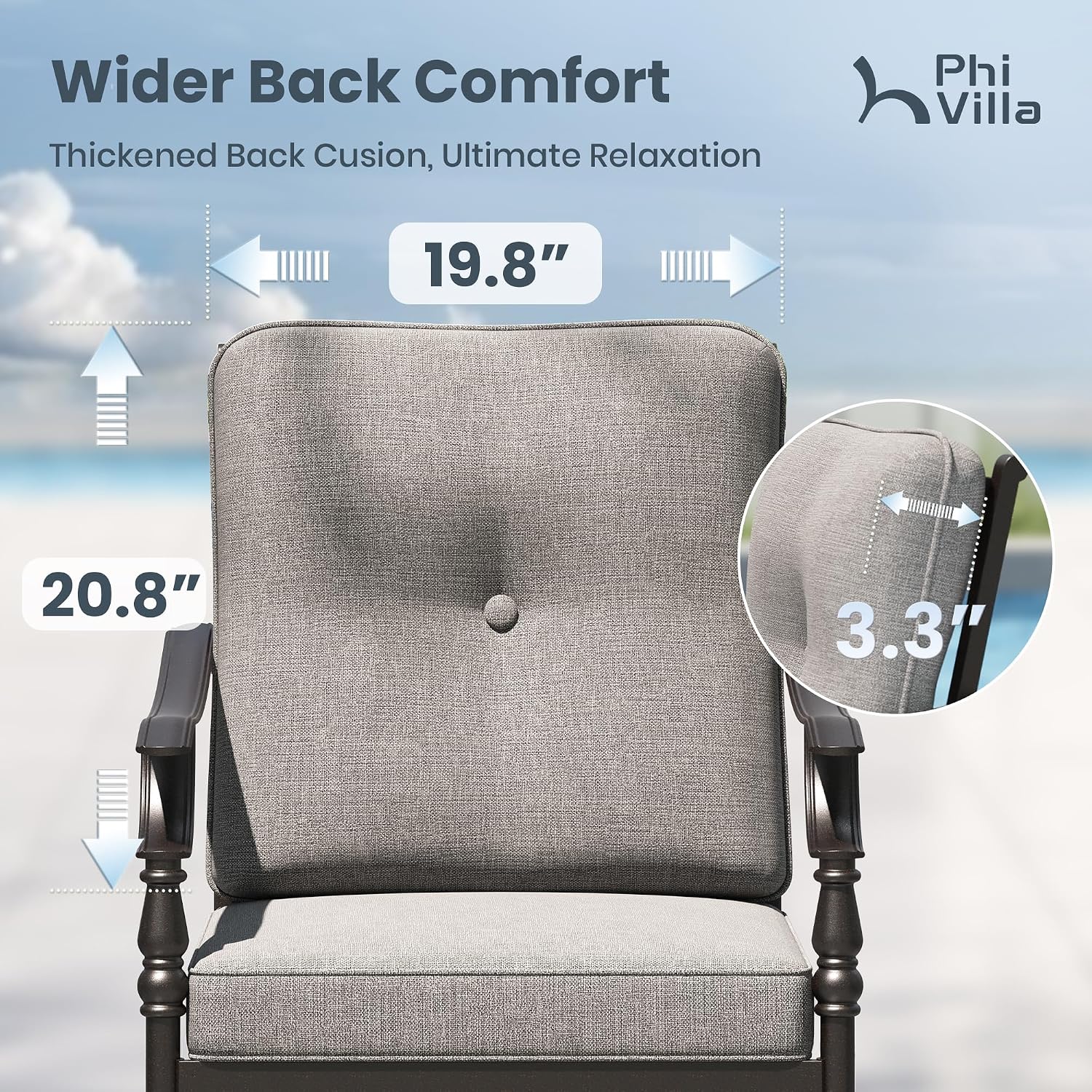 Swivel Patio Chairs 2PCS, Meta - Outdoor Furniture Metal Chairs recension och pris