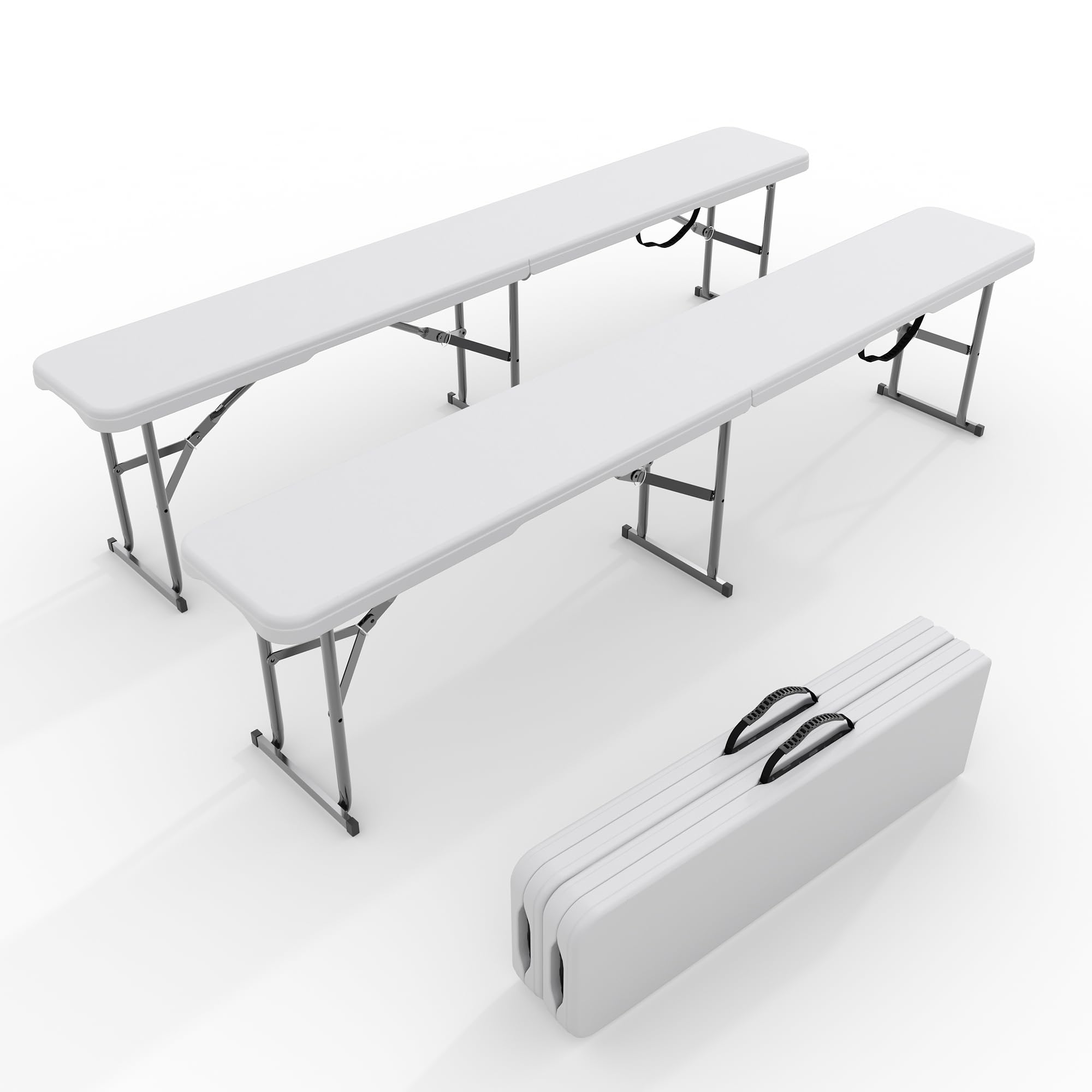 2-Pack 6ft Folding Outdoor Ben - Outdoor Furniture Diy recension och pris