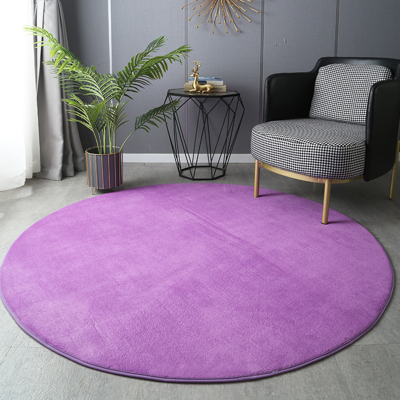 Round Thickened Coral Velvet C - Outdoor Daybed Furniture recension och pris