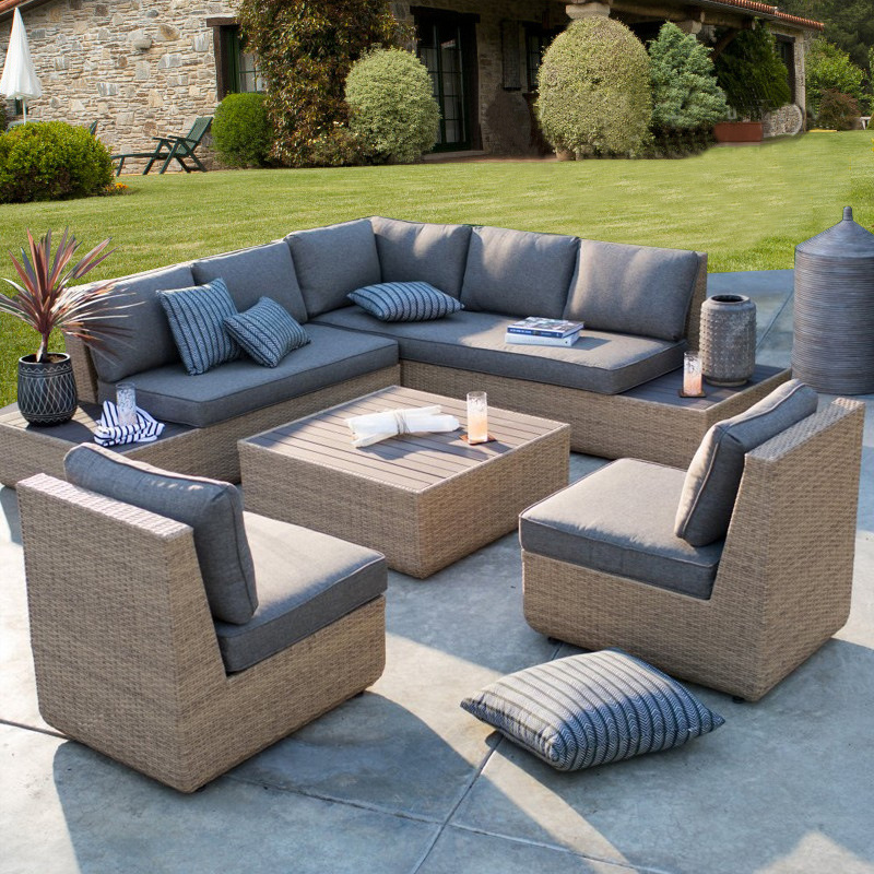 Outdoor Sofa Courtyard Rattan  - Outdoor Furniture Metal Chairs recension och pris