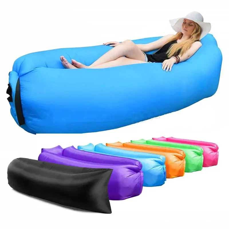 Portable Lazy Inflatable Sofa  - Outdoor Daybed Furniture recension och pris