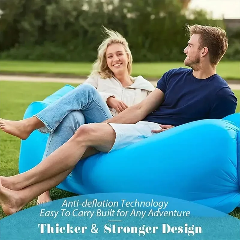Portable Lazy Inflatable Sofa  - Outdoor Daybed Furniture recension och pris