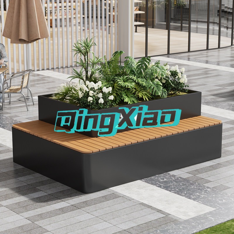 Outdoor Bench With Built In Pl - Outdoor Furniture Metal Chairs recension och pris