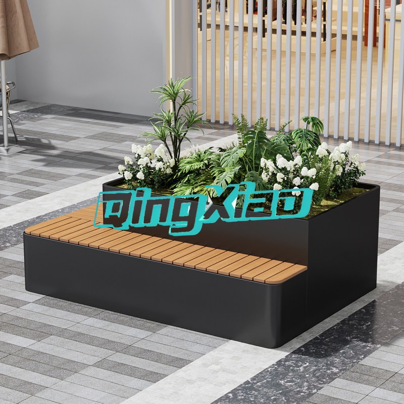 Outdoor Bench With Built In Pl - Outdoor Furniture Metal Chairs recension och pris